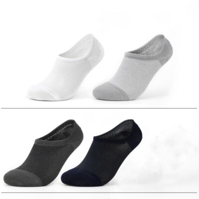 10Pack Men/Women Cotton Bamboo Socks No Show Ankle Low Cut Sport Nonslip Breathe