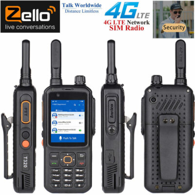 4G LTE Rugged Smartphone Mobile POC Radio PTT Walkie Talkie Phone Inrico T320