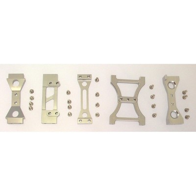 Hot Racing HL14X08 Tamiya High-Lift F350 Aluminum Chassis Brace Mount Set