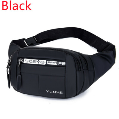 Mens Women Waist Bag Fanny Pack Hip Belt Bum Pouch Waterproof Sport Travel Purse