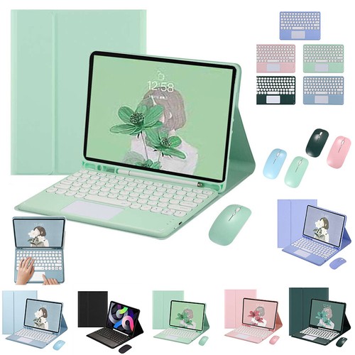 Leather Keyboard Cover + Mouse For Samsung Galaxy Tab S7 S8 11.0 X700 T870 Case