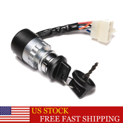 5 Wire Ignition Key Switch Lock for Go Kart ATV Dune Buggy 150cc 250cc Roketa US