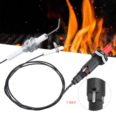 Piezo Zündfunken Zündungssatz Druckknopf Zünder Für Gasgrill Gaskocher Universal
