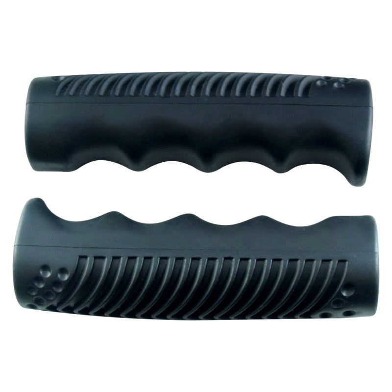 Poignées et guidolines de vélo noirs