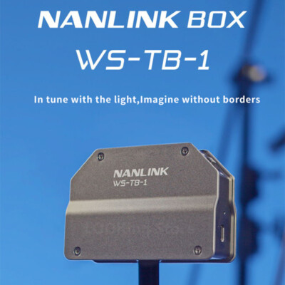 Nanlite Nanguang WS-TB-1 NANLINK BOX 2400mAh Fill Light App Control fr Led Light