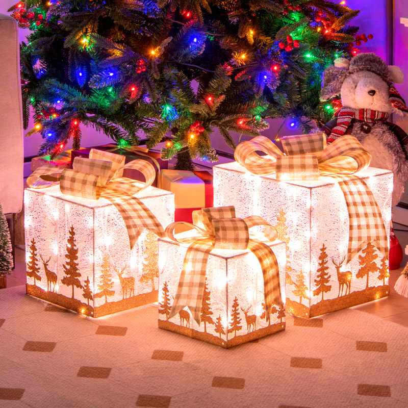 With 100 Warm White Lights