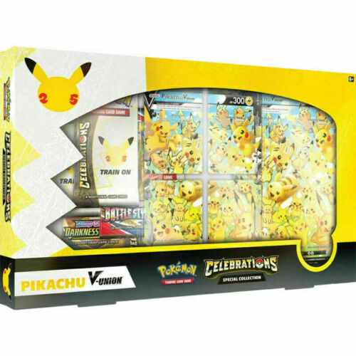 Pokemon TCG Celebrations Special Collection Pikachu V Union Factory Sealed Box