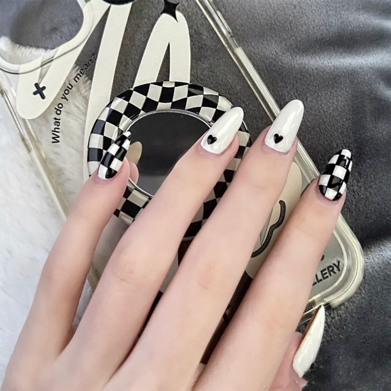 On Nails Artificial Nails Full Cover Decor