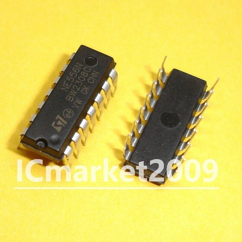 50 Pcs Ne556n Dip-14 Ne556 556 Dual Precision Timer 14-pdip Chip Ic