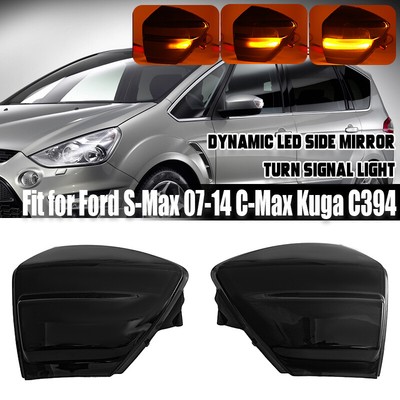 For Ford S-Max Kuga C394 2008-2012 C-MAX LED Dynamic Turn Signal Mirror Lights