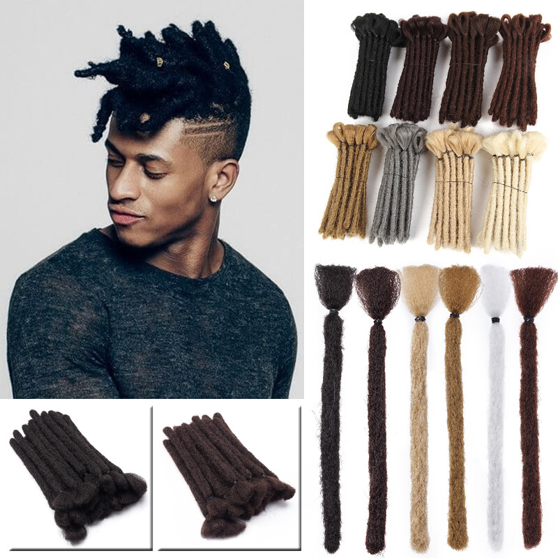 Hip Hop Short Dreadlocks Dreal Lock Hair Extension Reggae Full