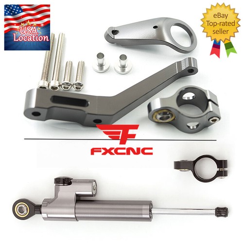 For CBR954RR 2002 2003 CNC Steering Damper Stabilizer Bracke