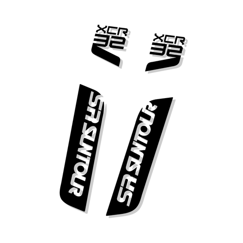 SR Suntour XCR 32 V2 Suspension Fork Stickers Replacement Decals 2 790 125939804318