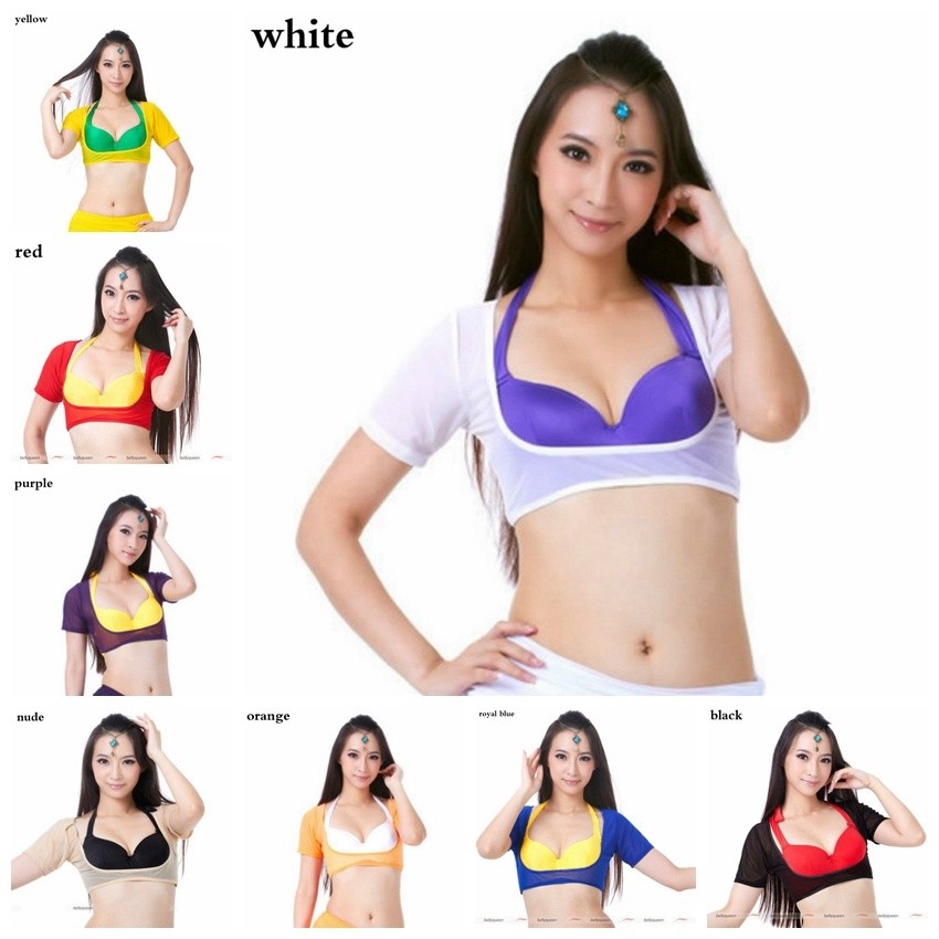 Damen Mesh Bolero Tanz Überwurf Belly Dancing Tanzkleidung Einheitsgröße Sexy
