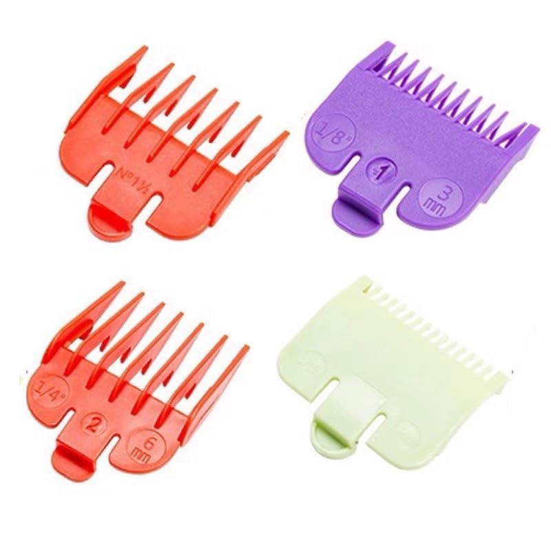 4Psc Professional Hair Clipper Guards Cutting Guides for Mos