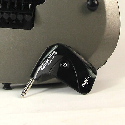 NUX Electric Guitar Bass Plug On Headphone Amplifier Built-in Distortion Effect