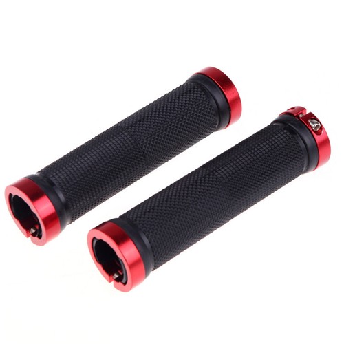 1pair Double Lock On Locking Mountain BMX Bike Bicycle Cycling Handle Bar Grips