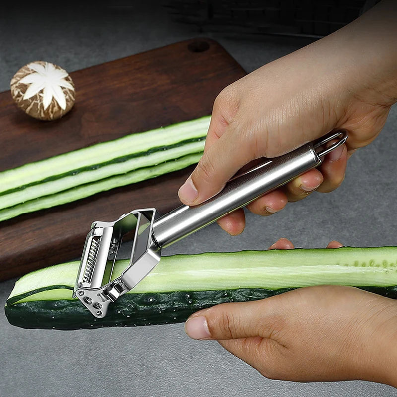 Kitchen Vegetable Peeler Stainless Steel Potato Peeler Slicer Korean Carrot Grat