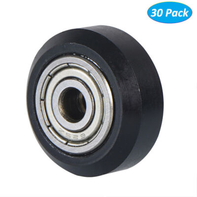 30PCS POM Wheel for Creality 3D Printers CR-10 CR-10S w/ 625-RS Sealed Bearings
