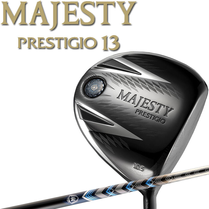 高感度ショップで2023年売れたブランド MAJESTY GOLF JAPAN 2024 PRESTIGIO 13 BLACK DRIVER LV760 クラブ
