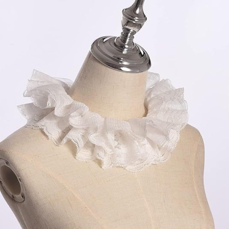1x-lace-ruffled-collar-detachable-edwardian-victorian-style-fake-neckline-collar