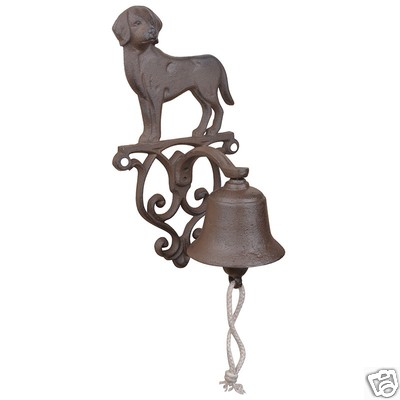 Guss Glocke Türglocke Motiv *Hund* Landhausstil DB 83-1k