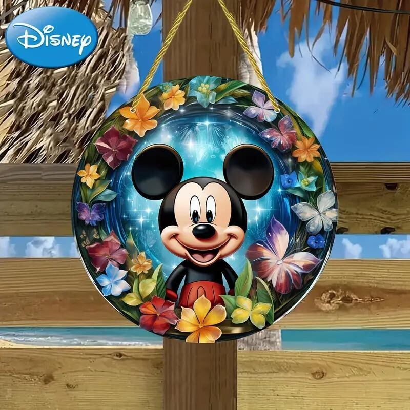 Disney MICKEY MOUSE Stained Acrylic SunCatcher 6