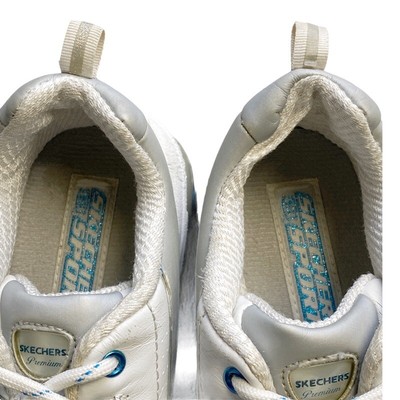Skechers Womens Seeing Double Premium Sneaker Shoes Multicolor 11057 Leather 9M