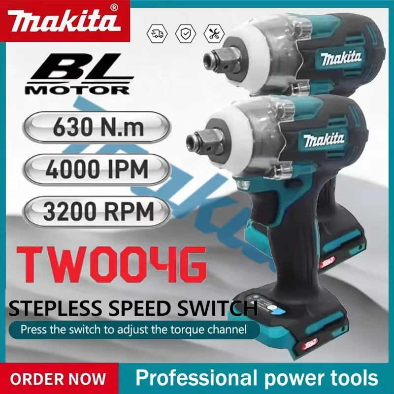 TW004G Cordless Electric Screwdriver Rechargable Drill Driver 630N.m Brushless S