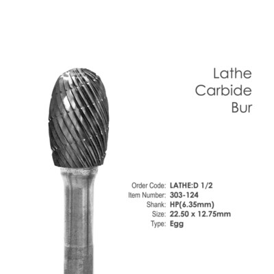 Meta BesQual Dental Laboratory Lathe Carbide Burs Fine Cut 1/4'' Shank