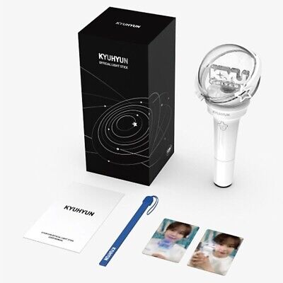 KYUHYUN OFFICIAL LIGHT STICK with Strap+2 Card FANLIGHT MD SUPER JUNIOR SEALED