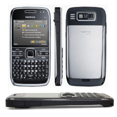 Original Nokia E72 5MP Camera 3G WIFI UNLOCKED QWERTY Keyboard MP3 Mobile Phone