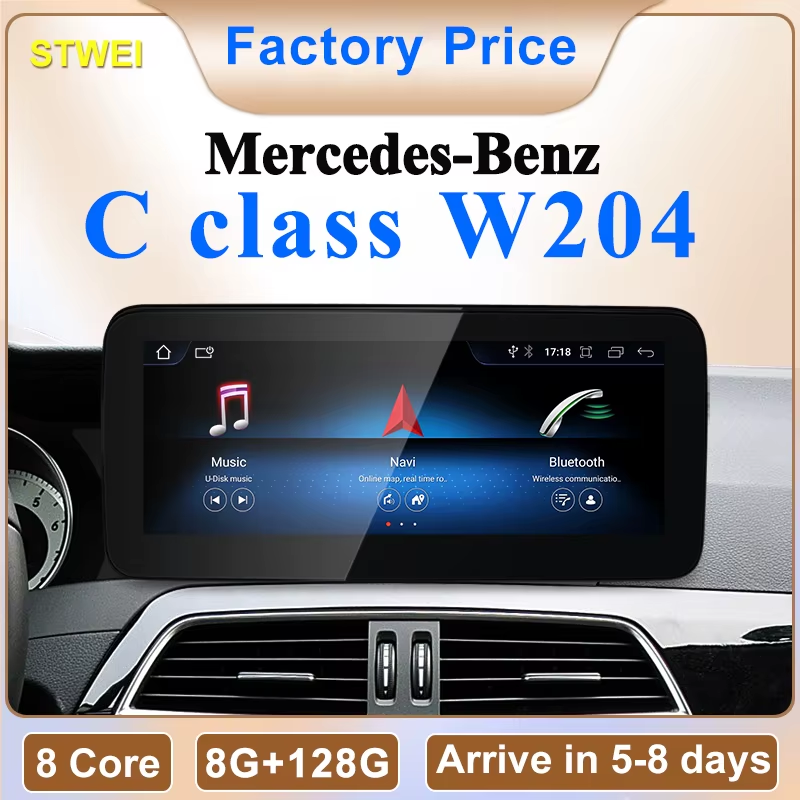 Factory Price 8Core Car Radio Stereo Multimedia Player For Mercedes BenzC Class