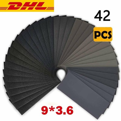 120-3000  Grit Schleifpapier Kit Schleifpapier Trocken/Nass für Auto 9 x 3.6 DHL