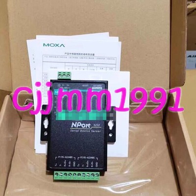 1PC NEW MOXA NPort 5232 RS422/485 Indicates a 2-port server   #A6-41