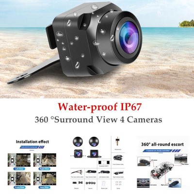 360° Surround View 4 Cameras Car Panoramic Reversing Parking Backup Camera Part