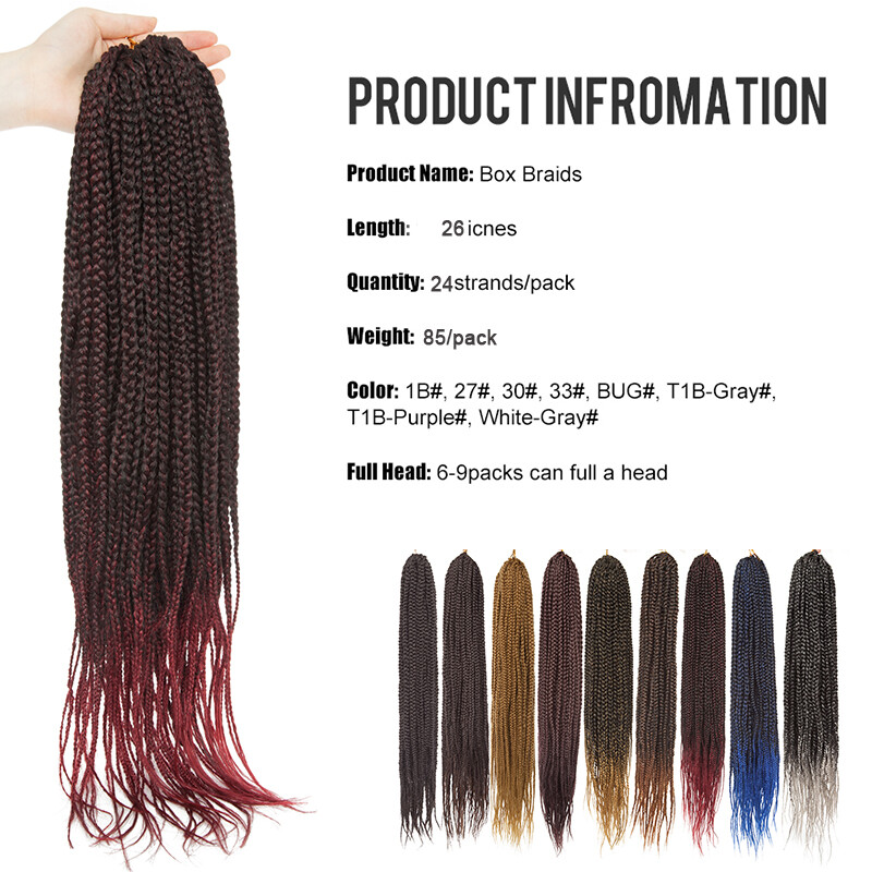 33 Hair Color Box Braids