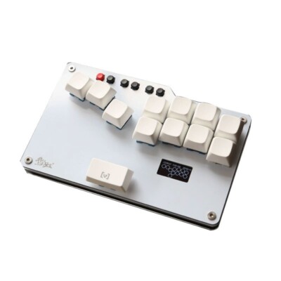 Mini Game Controller Arcade Controller Fight Stick w/ Cable Graywood V3 Switches