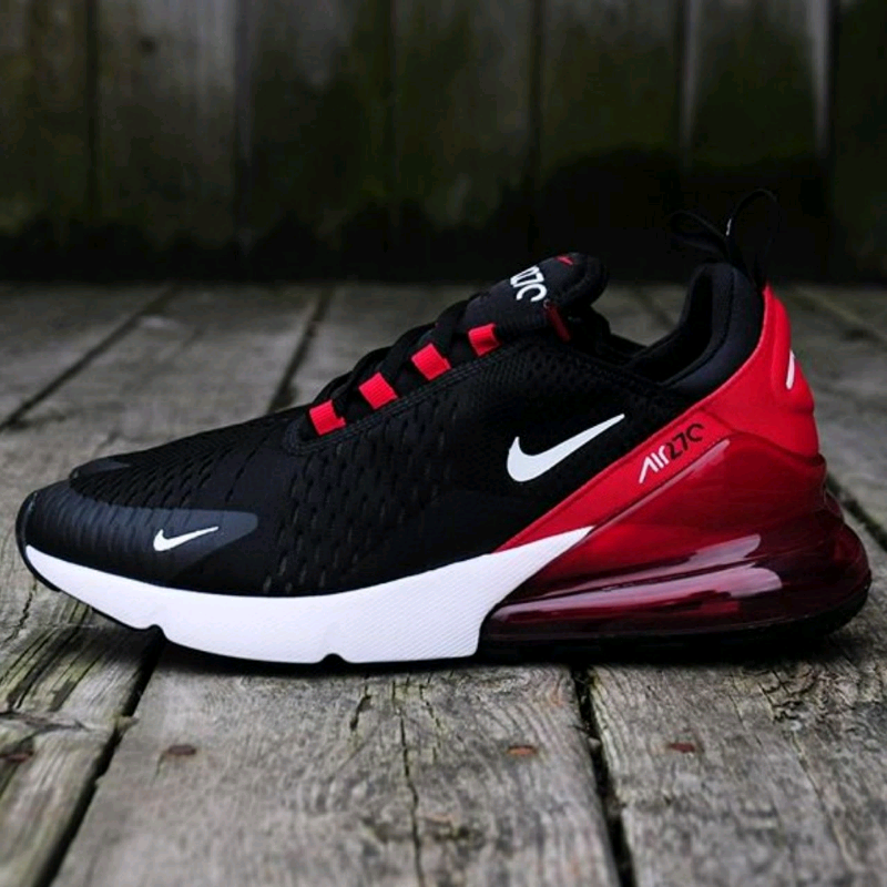 Size 11 UK Mens Nike Air Max 270 Trainers Black-Red-White | in Chafford ...