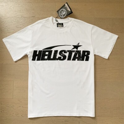 NEW Hell Studios Star Gel Sport Logo tee Men's Cotton Short sleeved T-shirt
