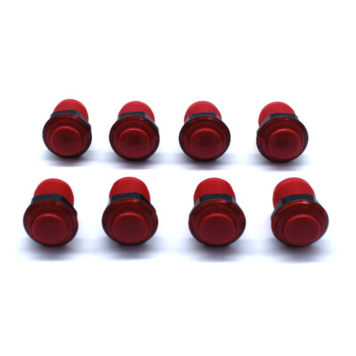 28mm Arcade Button Push 2 Pin Built-in Microswitch For JAMMA MAME Game DIY