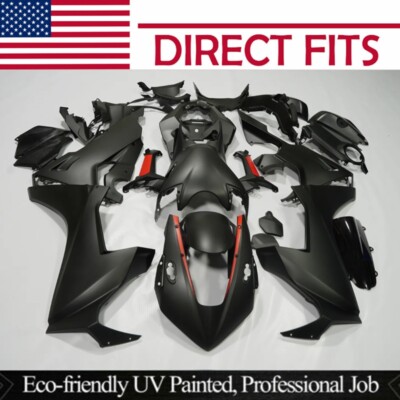 Matte Black & Red  Painted Fairings Kit For Honda CBR1000RR 2017 - 2022 Bodywork
