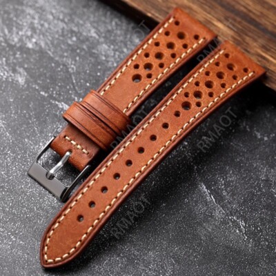 20mm Handmade Watch Band Strap Vintage Retro Style For Omega Speedmaster