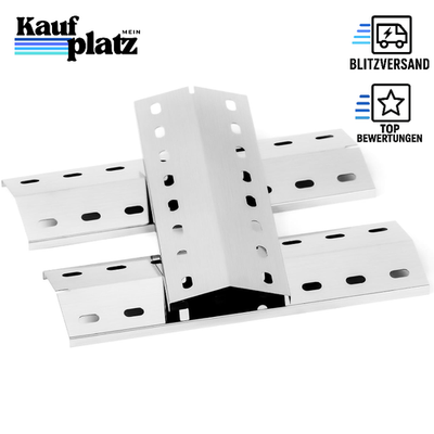 Edelstahl Brennerabdeckung 36,5 x 12cm für Enders Chicago 3 Zubehör 3 Stück