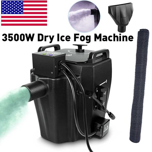 3500W Low-Lying Fog Machine Wedding Stage Smoke Effect DMX Dry Ice Fogger Party