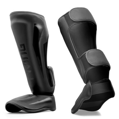 FIVING Youth/Adult Muay Thai Kick Boxing MMA Grappling Instep Shin Guard Pads Ka