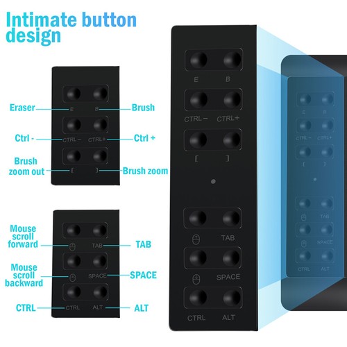 Artist Pro Graphics Drawing Tablet with Screen Battery-free pen 12 Shortkey NEW