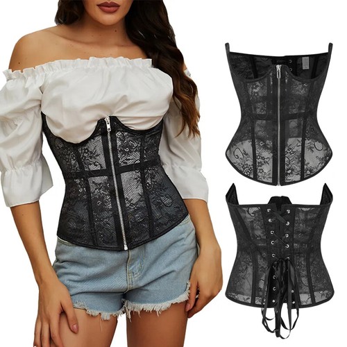 melt the lady lace up layered corset 黒 meltthelady lace up layered corset black
