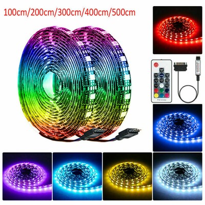 DC 12V 1M-5M RGB LED Strip Light PC Case Magnetic Strip Light SATA 20 Colors