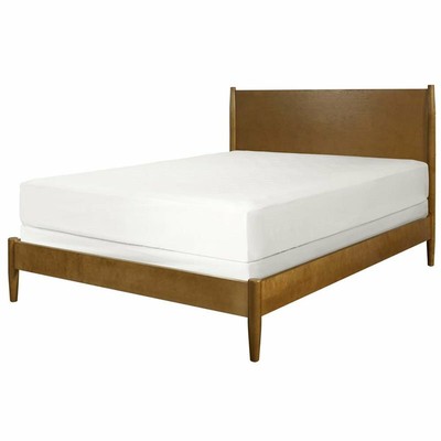 Crosley Furniture Landon Wood Queen Panel Platform Bed in Acorn Brown